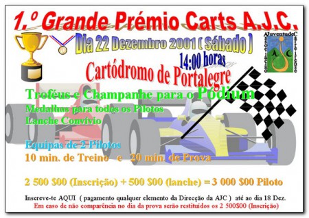 22-12-2001 - Grande Prémio AJC Kart's